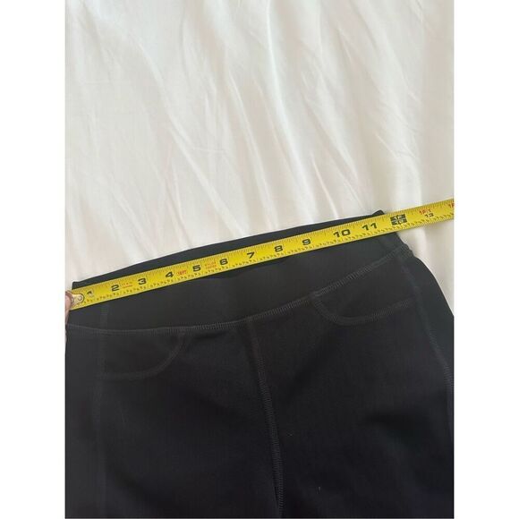 Rag & Bone Black Lawson Leggings, Size S Pull On Jeggings w/ Zipper Hem - Picture 3 of 9